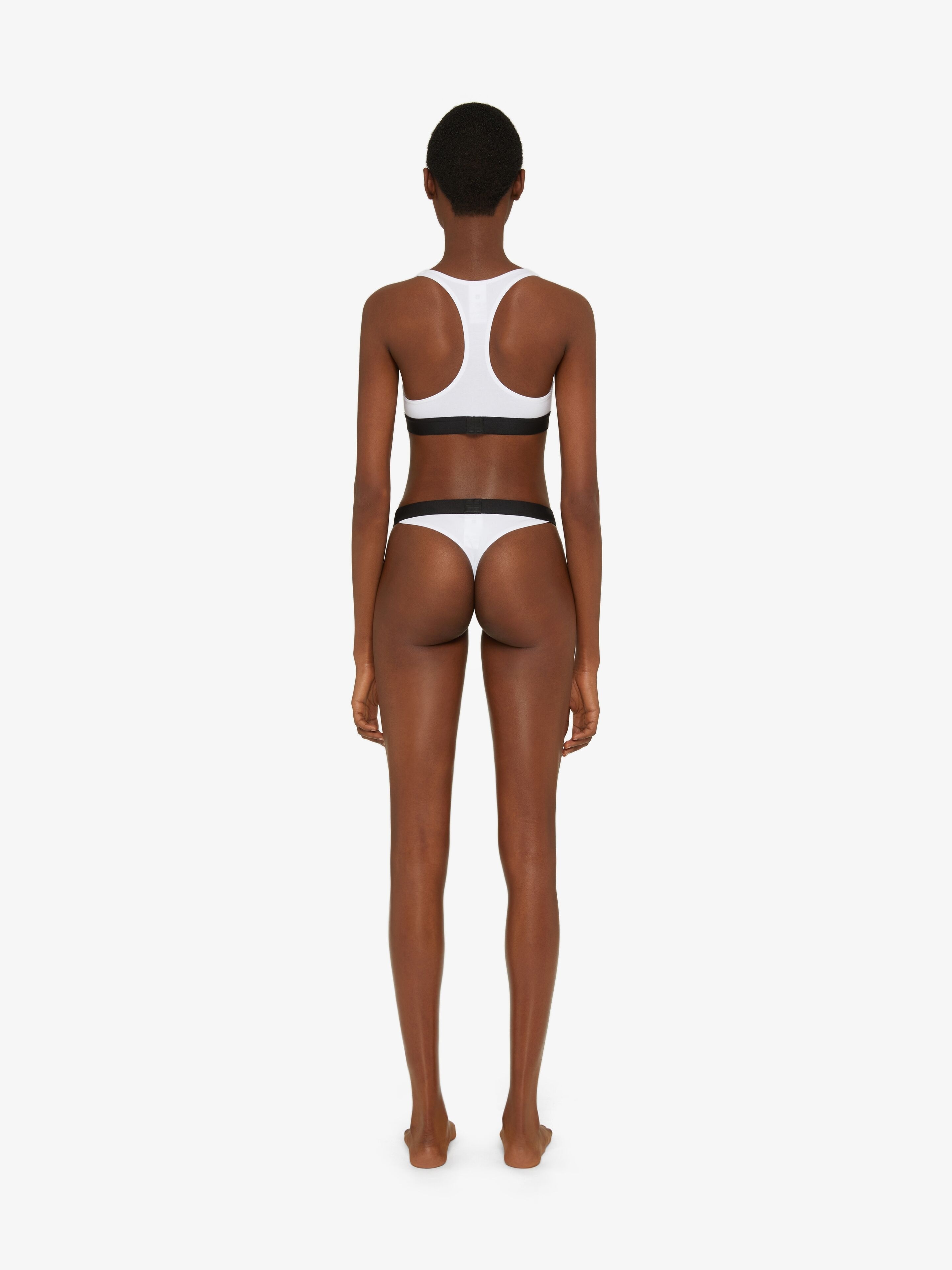 THONG IN JERSEY BIO WITH GIVENCHY 4G SIGNATURE - 4