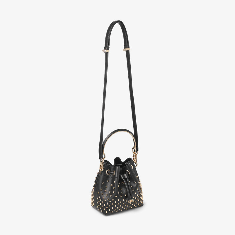 Bon Bon Bucket S
Black Smooth Calf Leather Bucket Bag with Studs 5