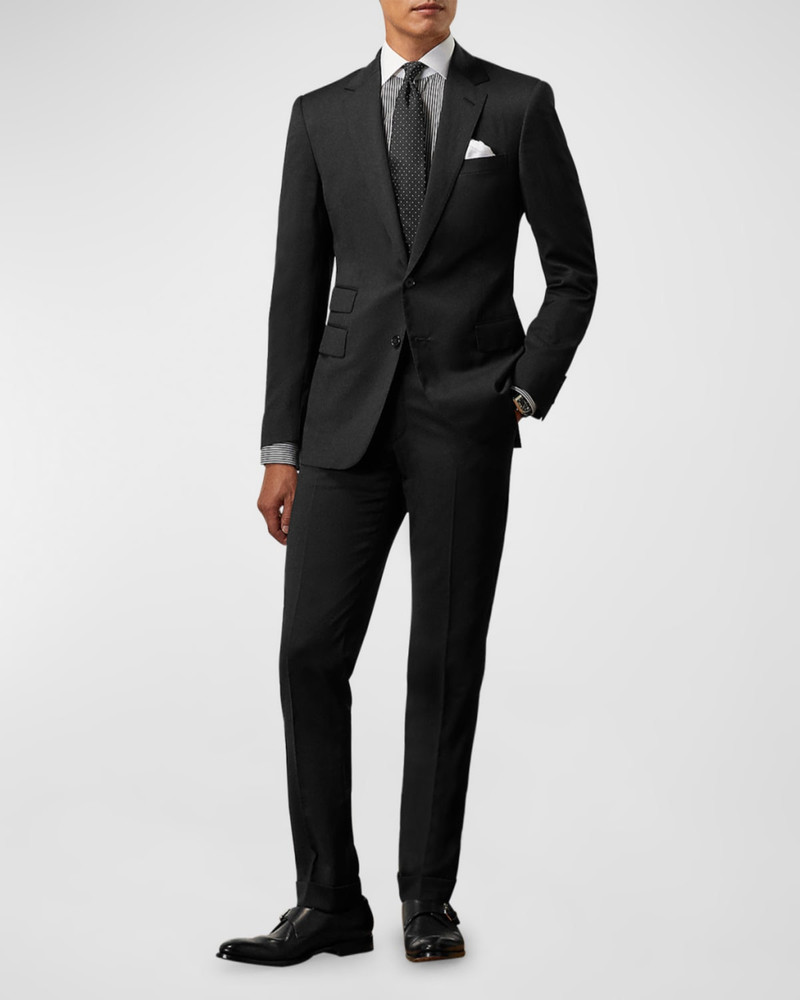 Ralph Lauren Men's Gregory Hand-Tailored Wool Serge Suit outlook