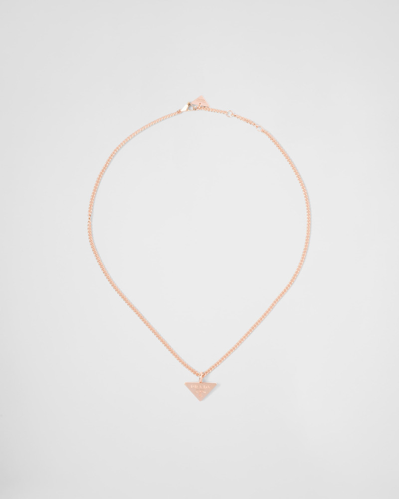 Eternal Gold pendant necklace in pink gold 1