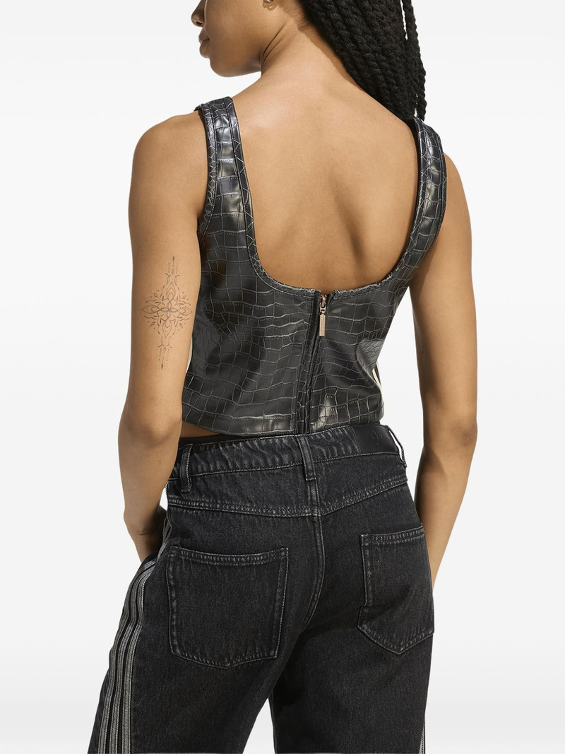 adidas crocodile effect corset outlook