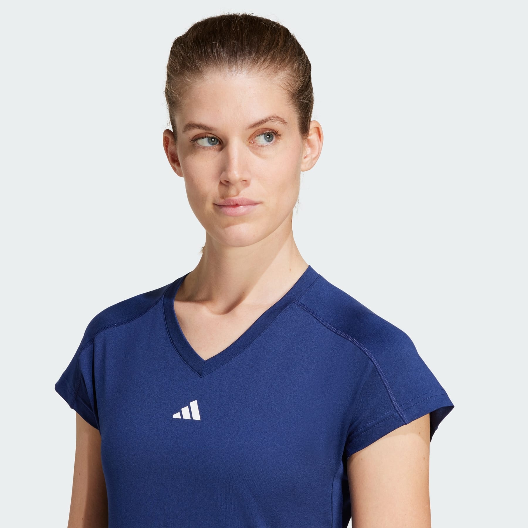AEROREADY Train Essentials Minimal Branding V-Neck Tee - 5