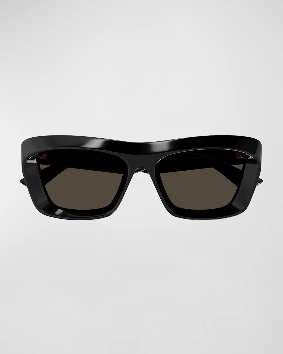 Beveled Acetate Rectangle Sunglasses - 1