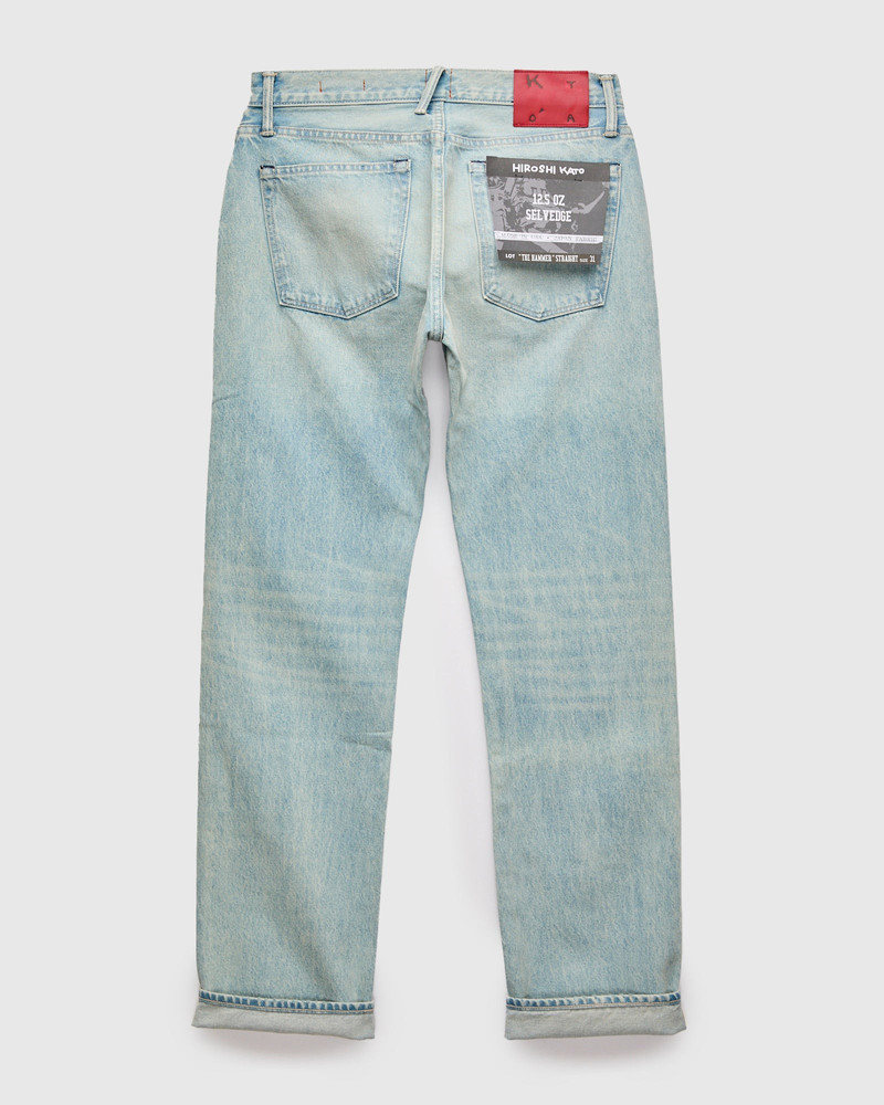 HIROSHI KATO "Huey" 12.5oz Washed Indigo Selvedge Denim - Hammer Straight outlook