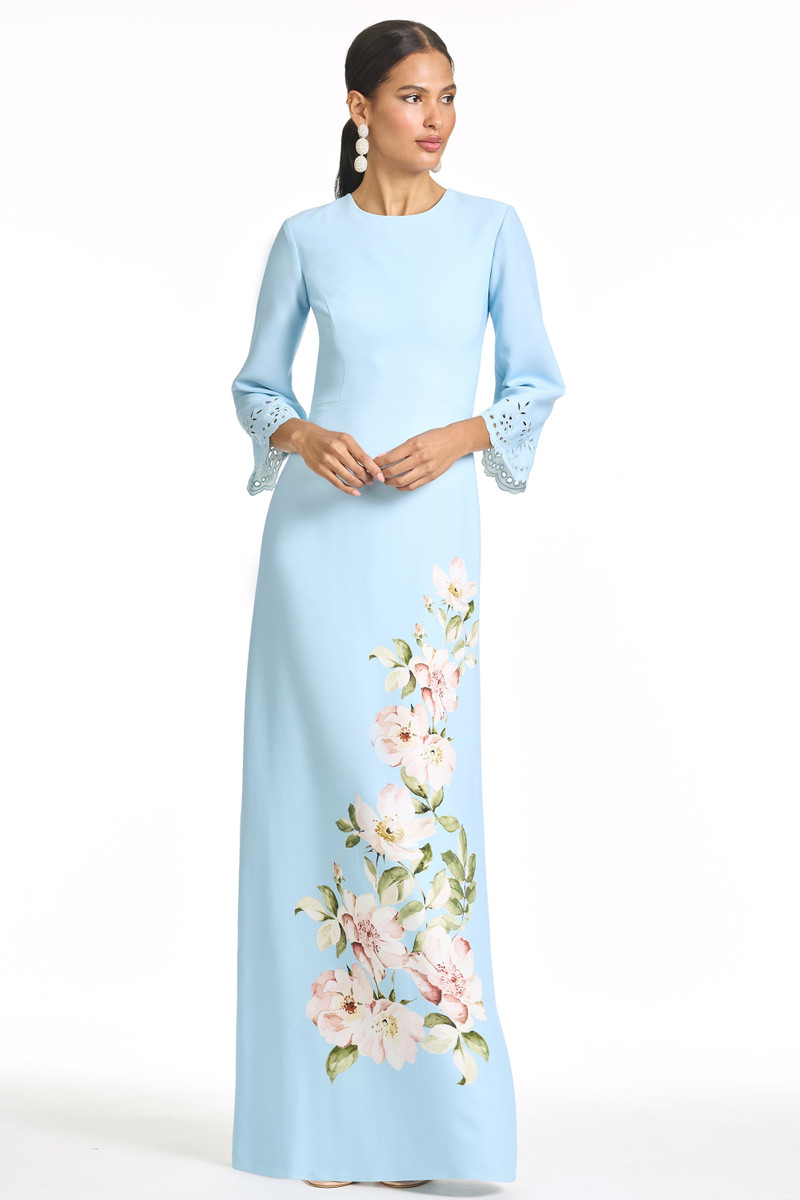 SACHIN & BABI KITTY GOWN - SKY BLUE RACEME outlook