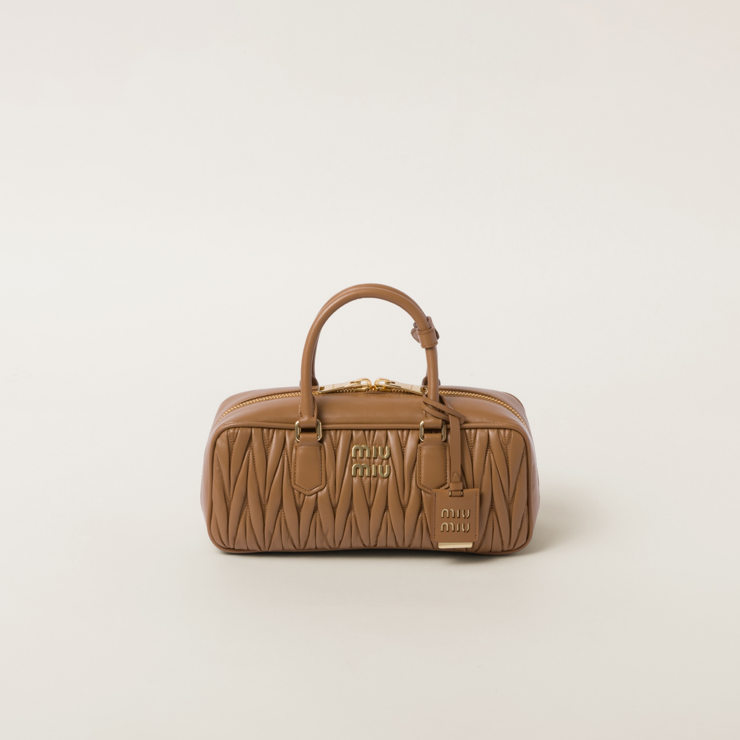 Miu Miu Arcadie matelassé nappa leather bag | REVERSIBLE