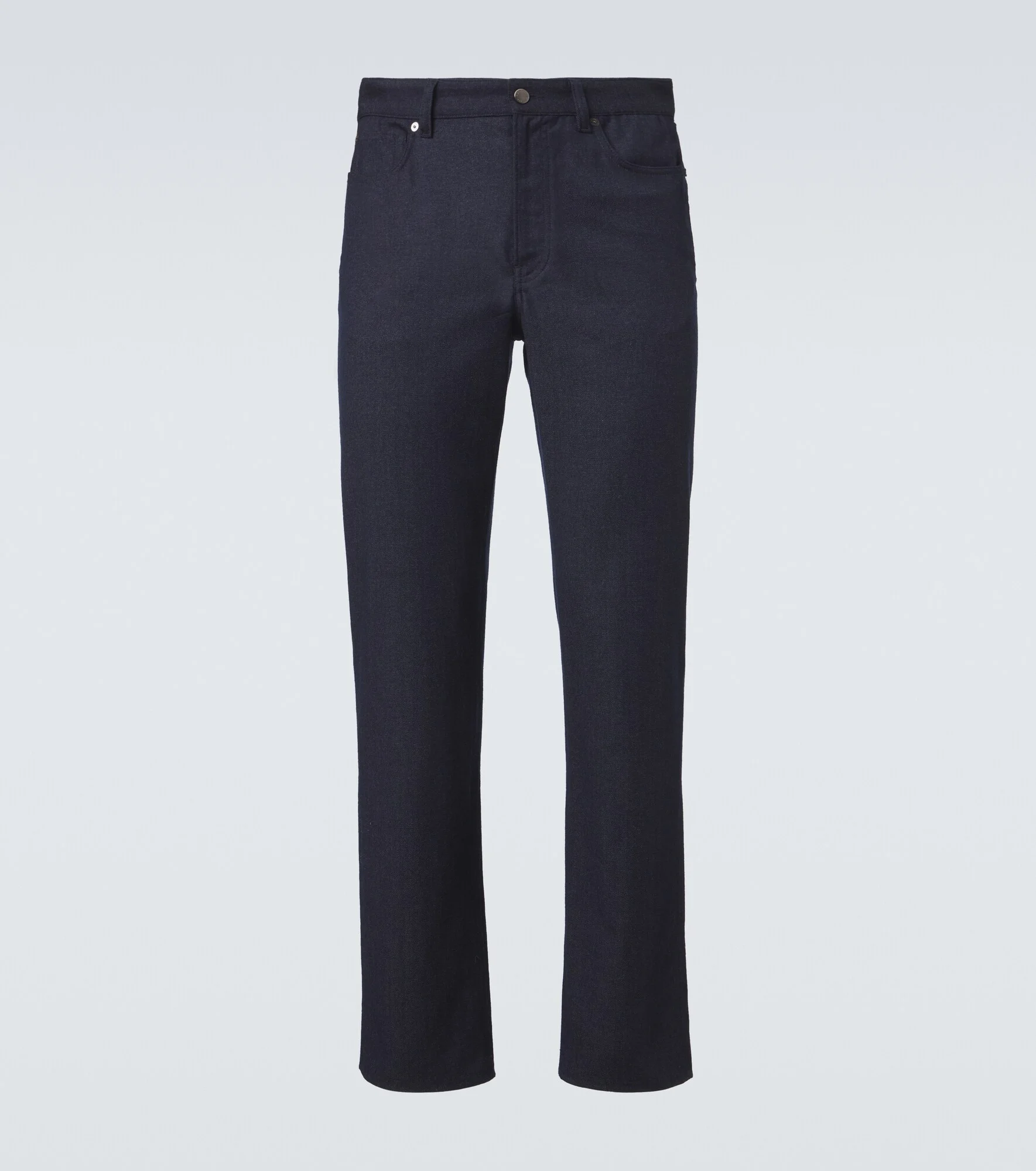 Mid-rise straight jeans - 1