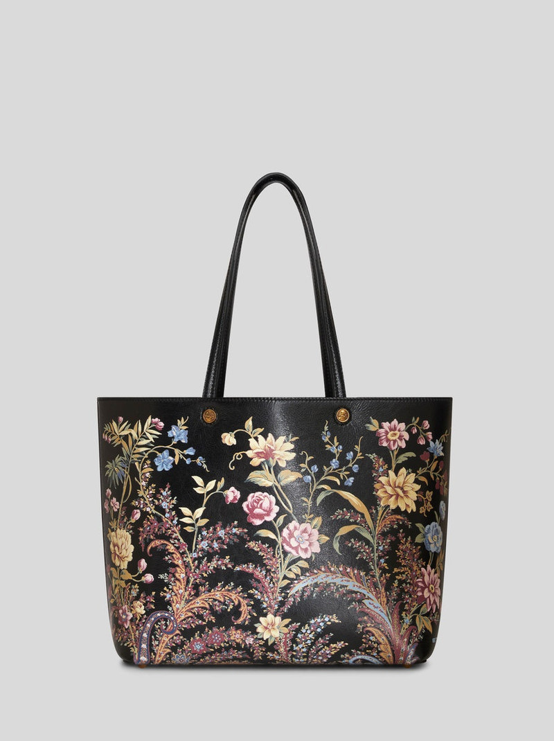 MEDIUM FLORAL PRINT SHOPPING BAG 1