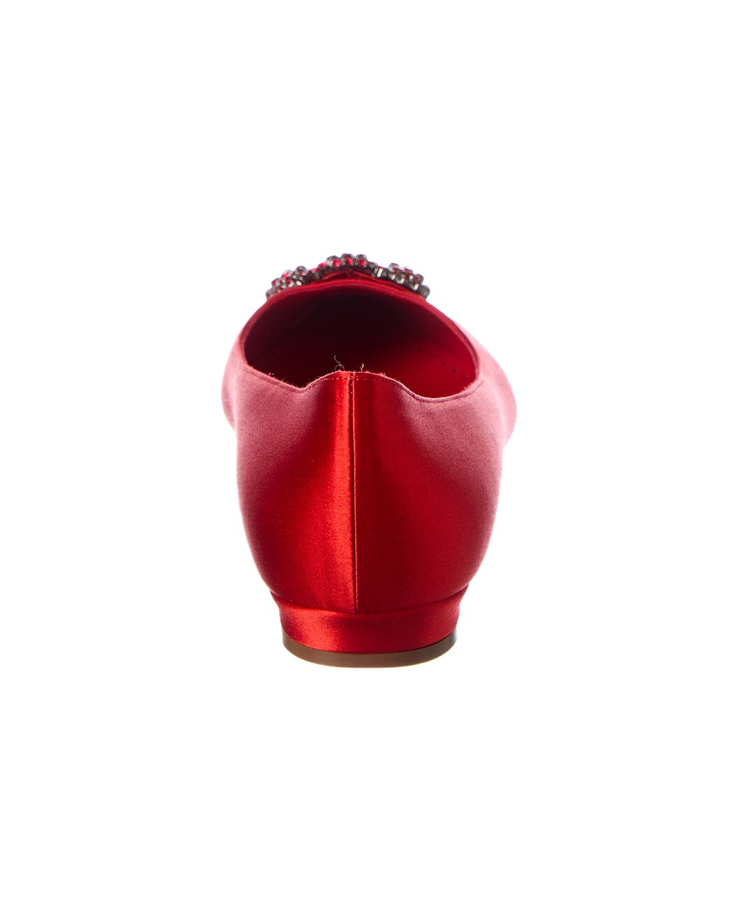 Manolo Blahnik Hangisi Satin Flat - 3