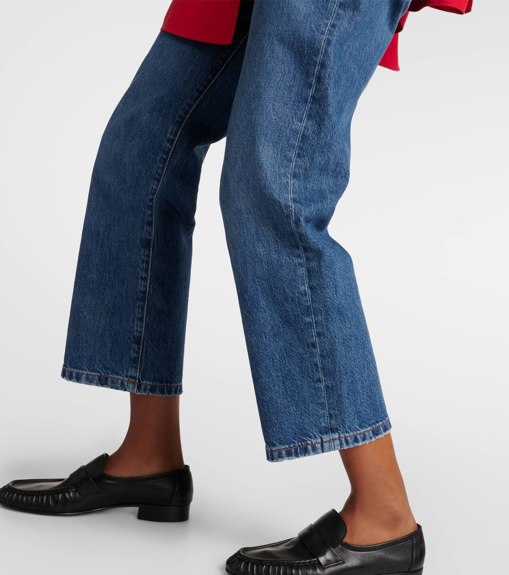 Lesley mid-rise cropped straight jeans - 6