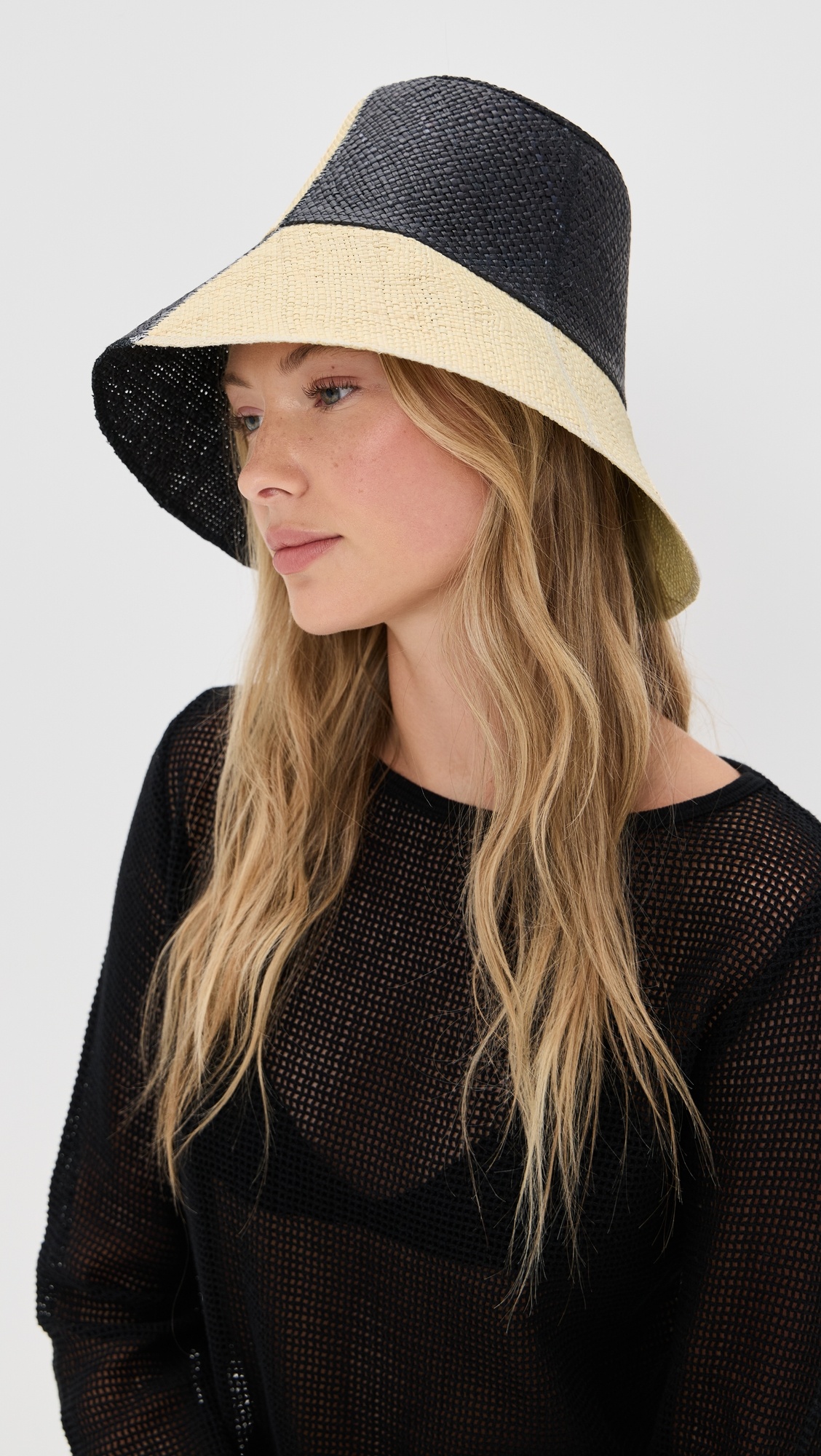 Antique Ecru/Iconic Black Heaven and Earth Hat - 2