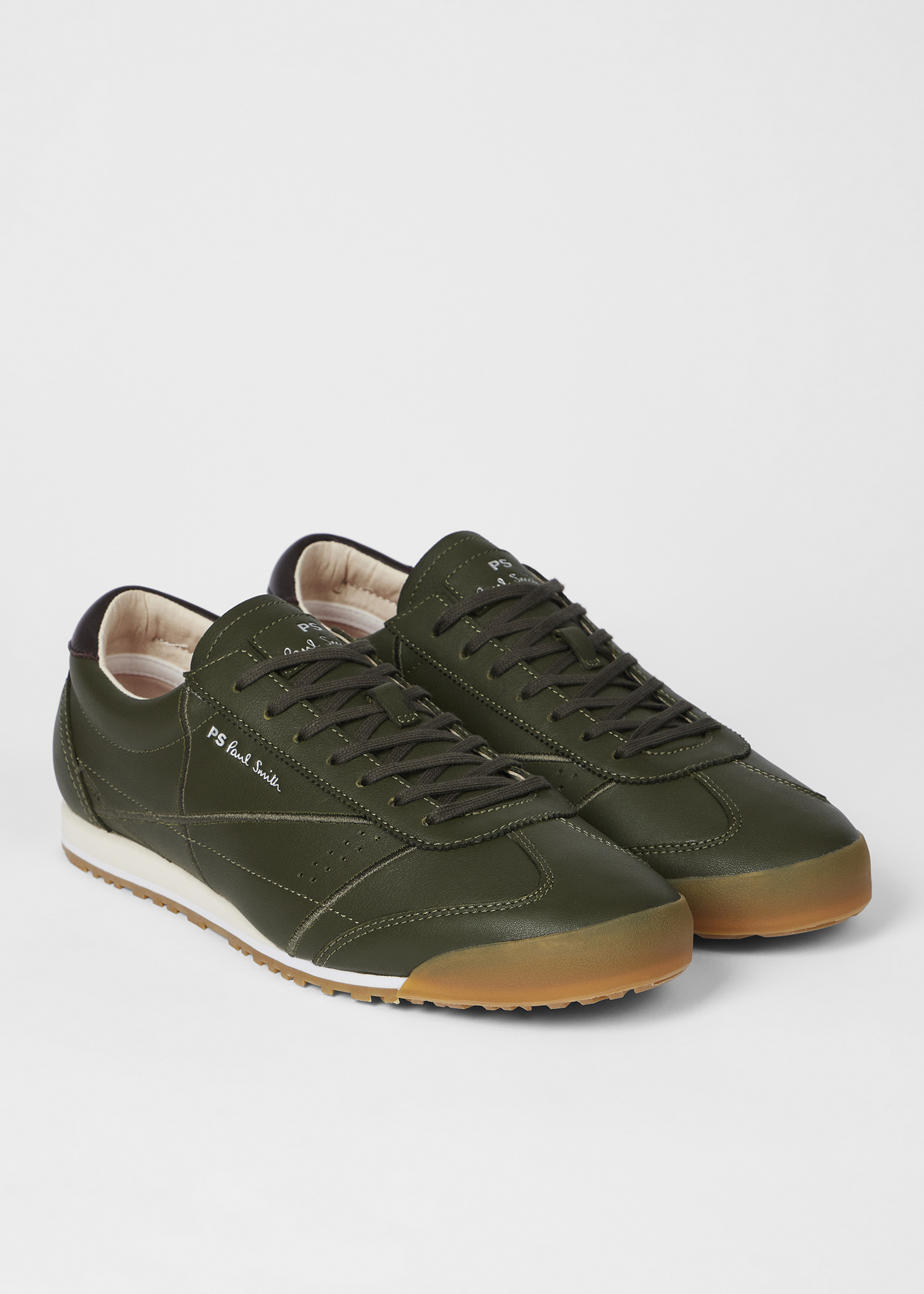 Khaki 'Mestre' Trainers - 3