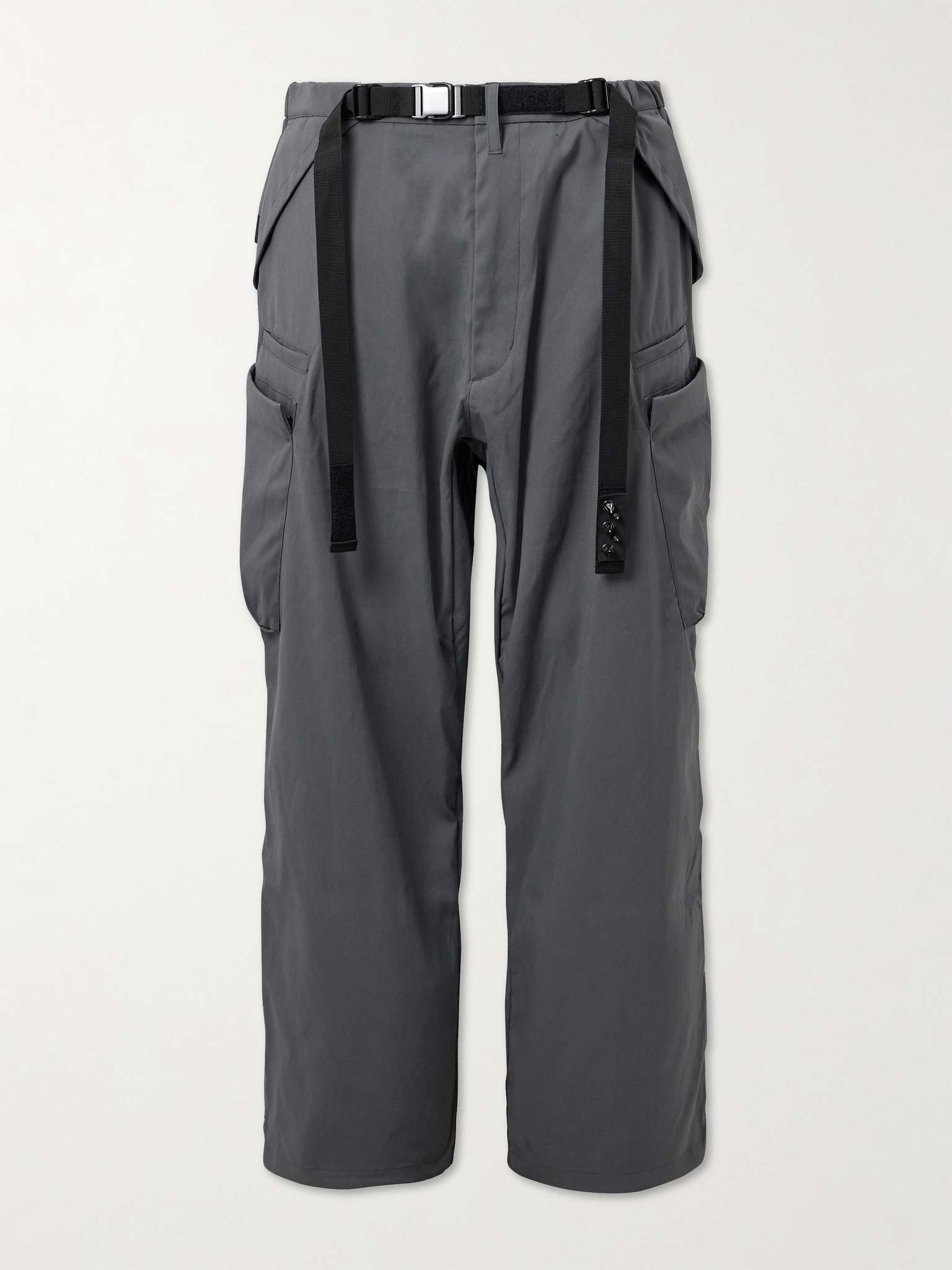 P55-M Belted Stretch-Shell Cargo Trousers - 1