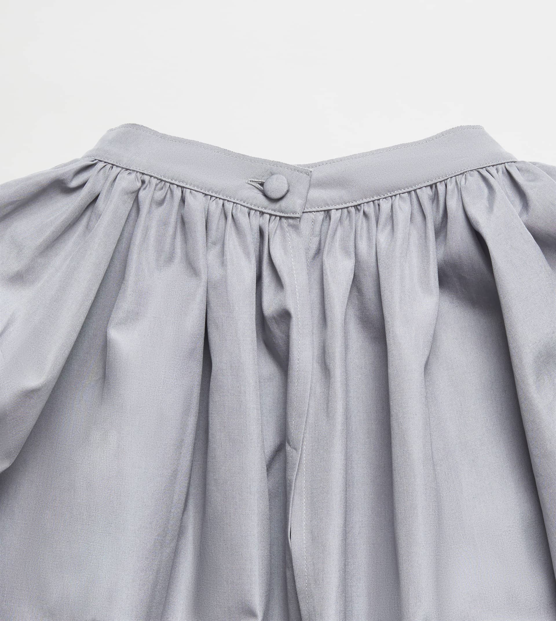 POPLIN BLOUSE - GREY - 6