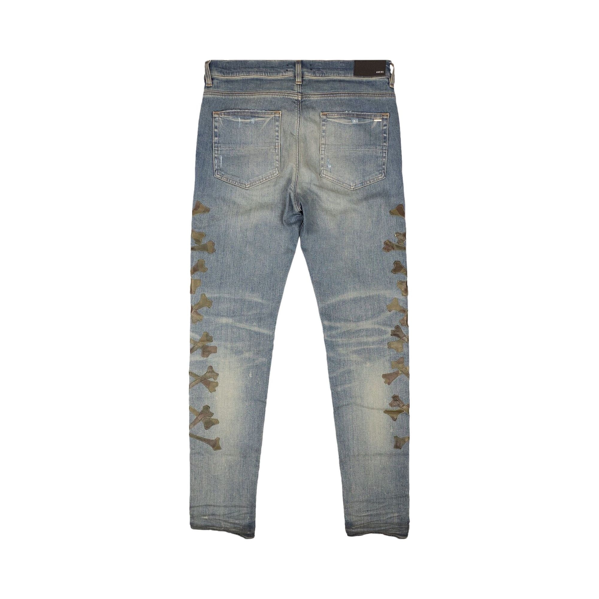 Amiri Camo Bones Jean 'Indigo' - 2