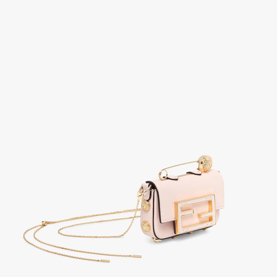 Fendace Pink leather  charm - 2