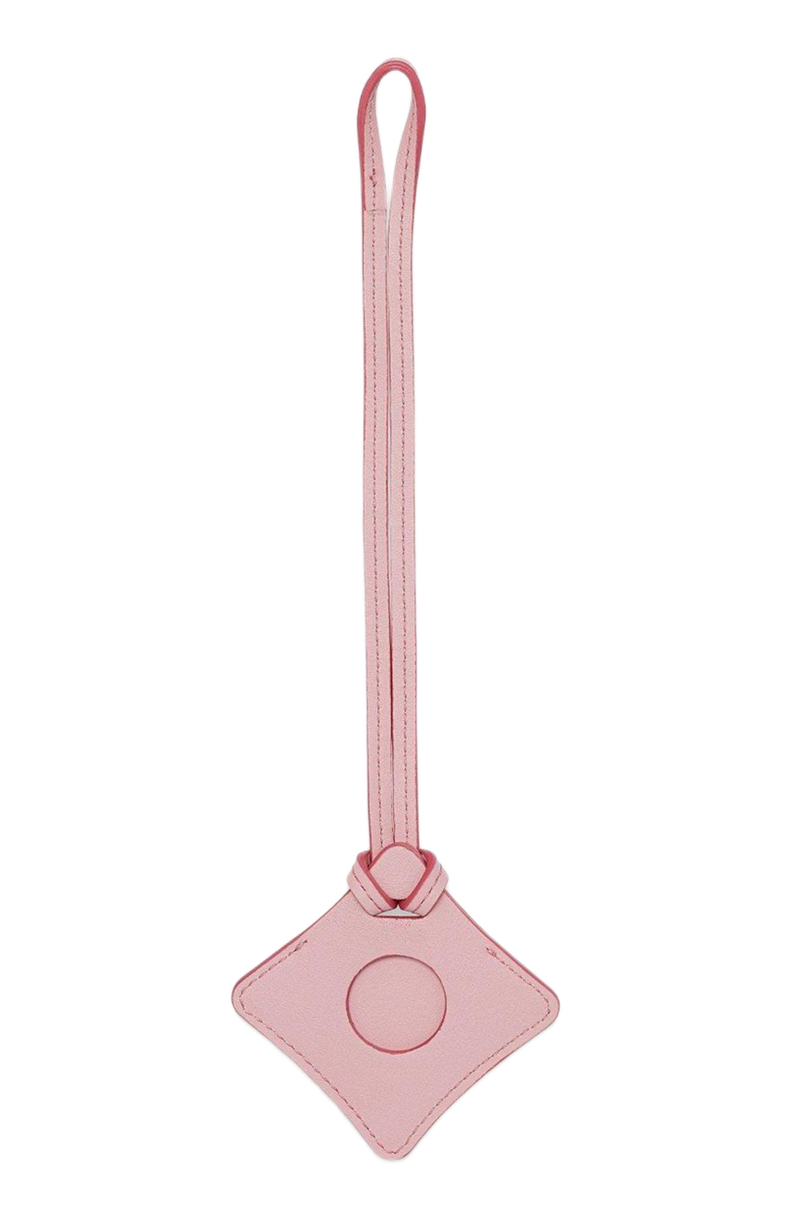 MCM Ottomar AirTag Luggage Charm in Lauretos in Silver Pink at Nordstrom - 2