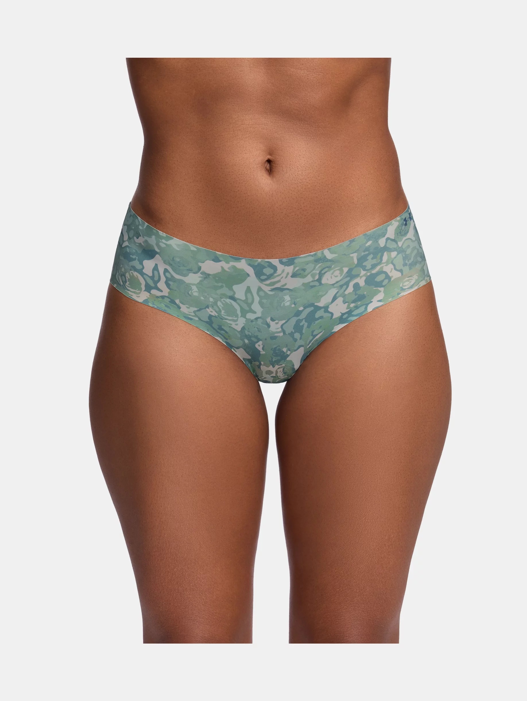 Women's UA Pure Stretch 3-Pack Printed No Show Hipster - 1