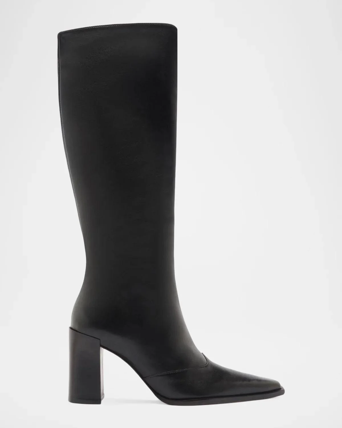 85mm Raffaela Leather Knee-High Boots - 1