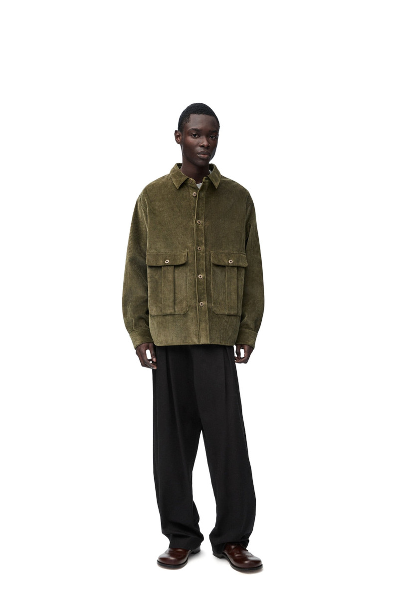 Loewe Overshirt in cotton and cashmere outlook