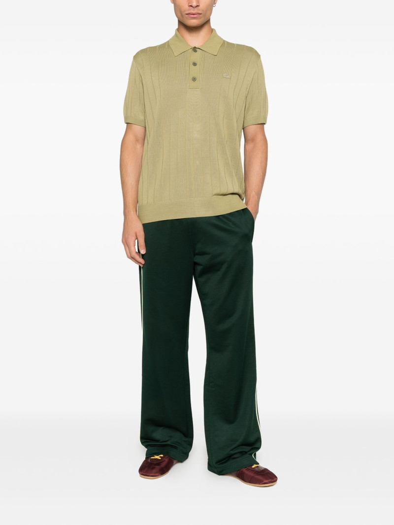 LACOSTE buttoned ribbed polo shirt outlook
