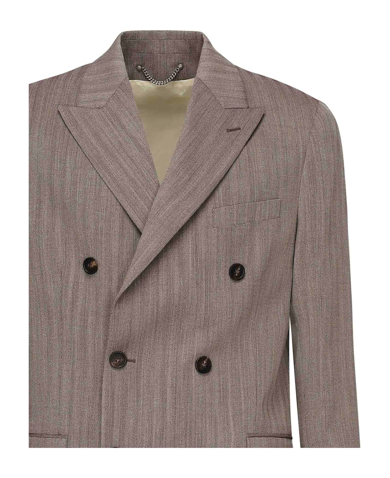 Journey Double-breasted Blazer - 2