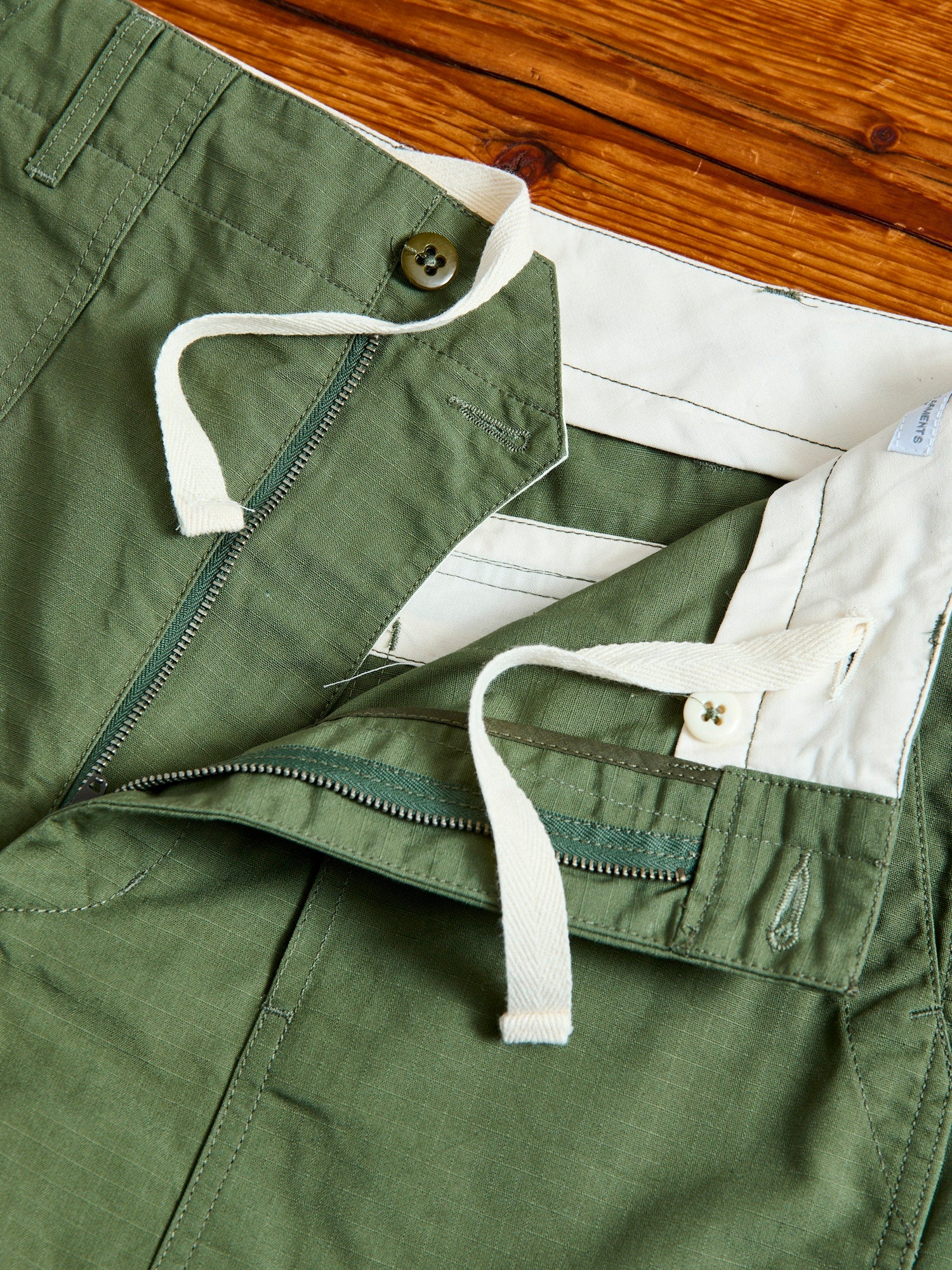Fatigue Shorts in Olive Cotton Ripstop - 5
