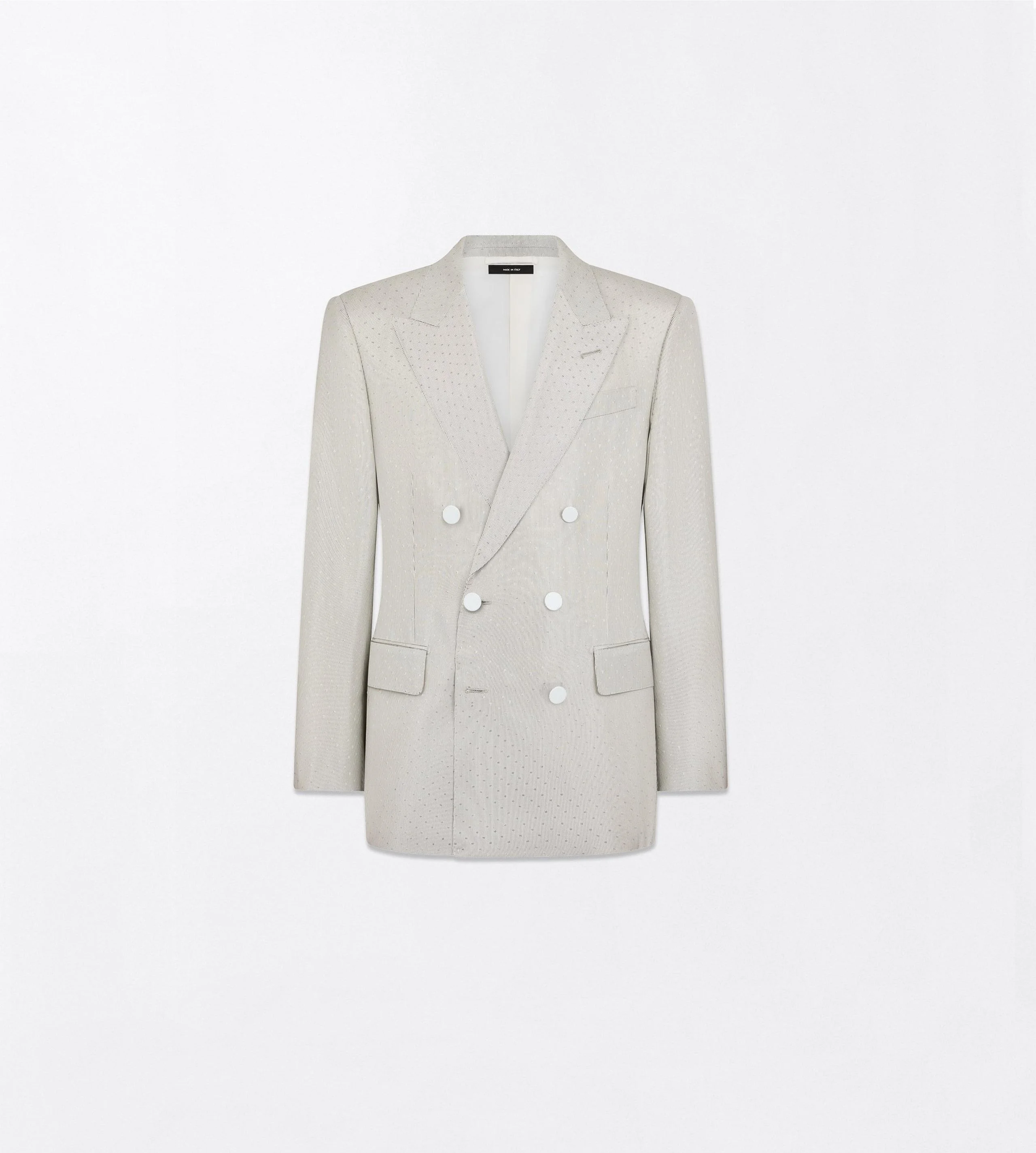 STRIPE SATIN POLKA DOT JACKET - 1