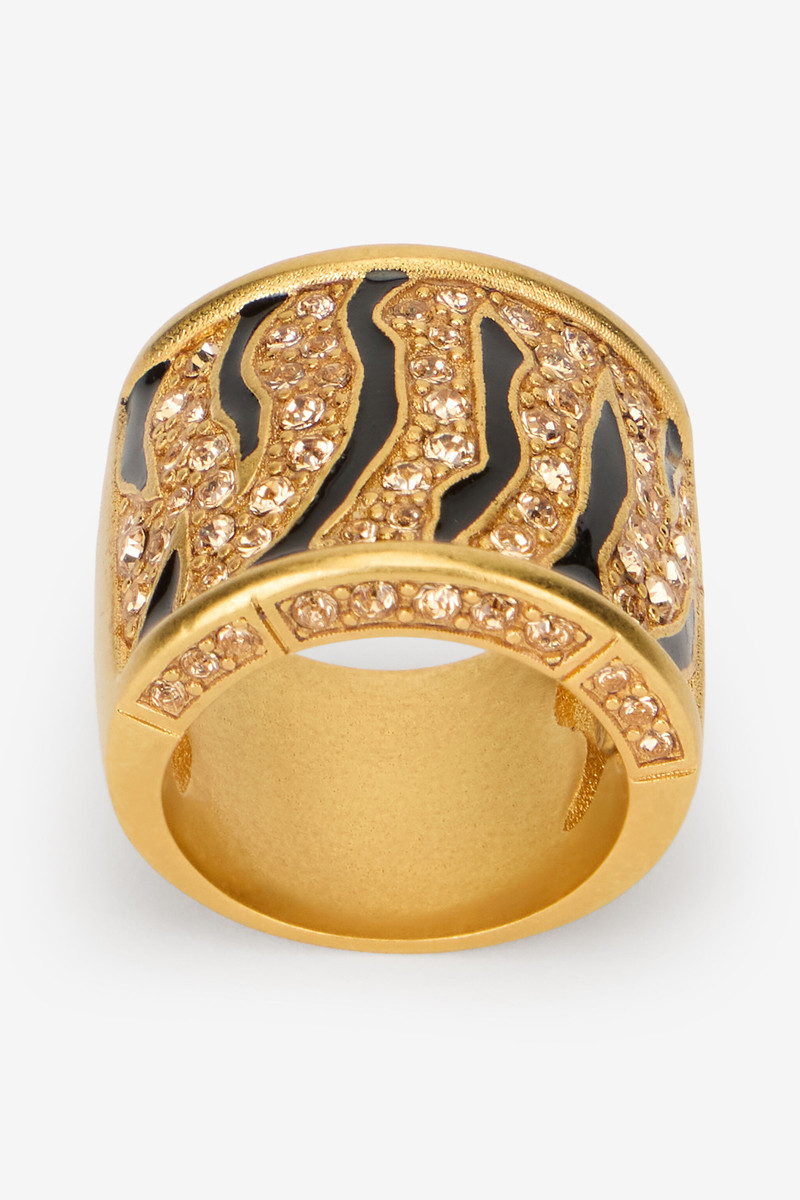Gold-Tone Roar Ring 1