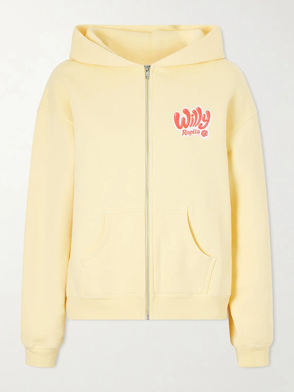 Willy Ropita Printed Cotton-jersey Zip-up Hoodie - 1