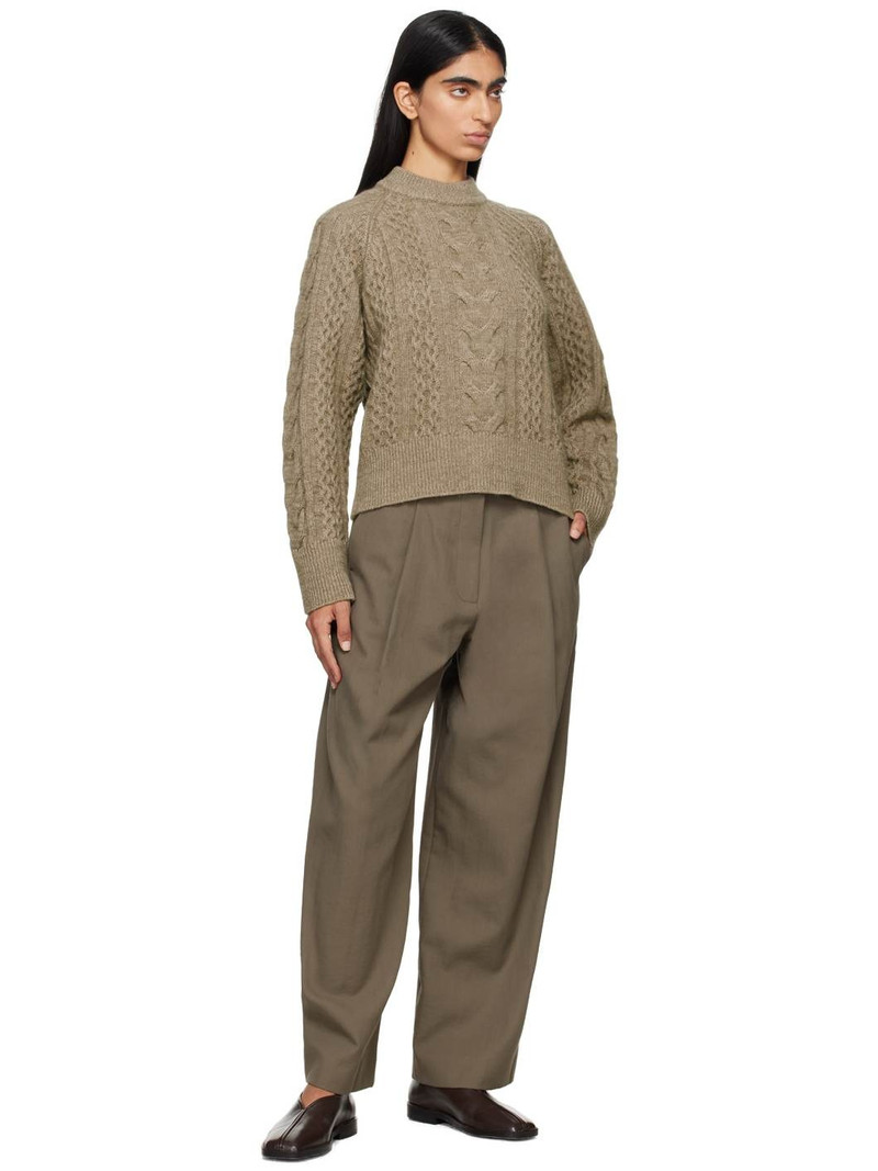 Studio Nicholson Taupe Ansell Trousers outlook