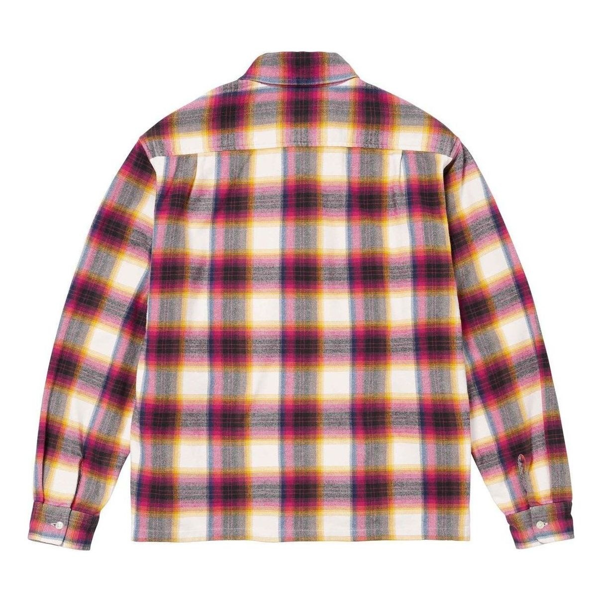 Supreme Supreme Shadow Plaid Flannel Zip Up Shirt 'Pink Black White'  SUP-SS24-058 | REVERSIBLE