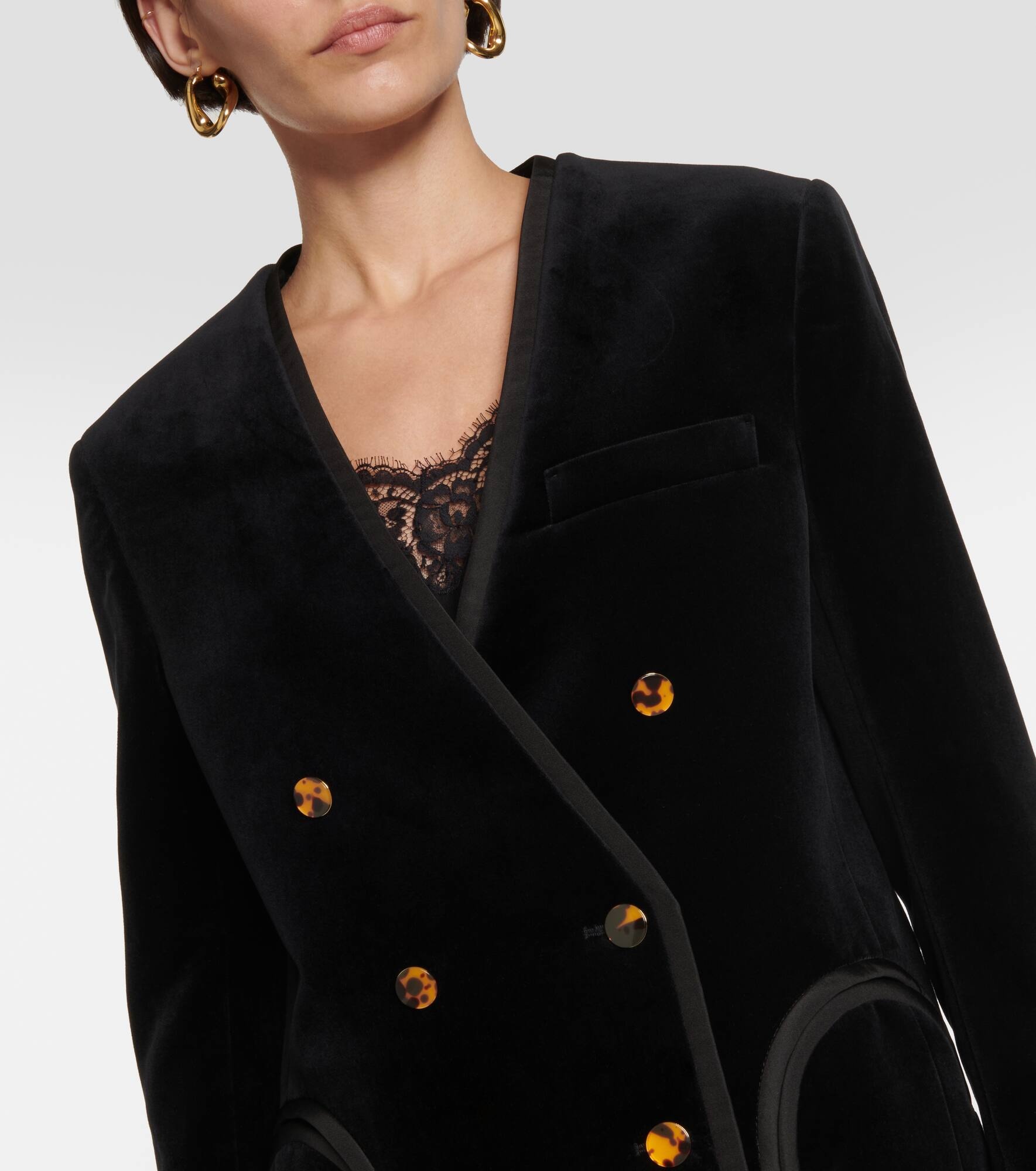 Jealousy double-breasted cotton blazer - 4