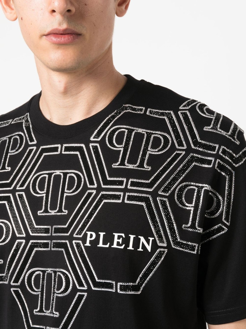 SS Hexagon rhinestone-embellished T-shirt 5