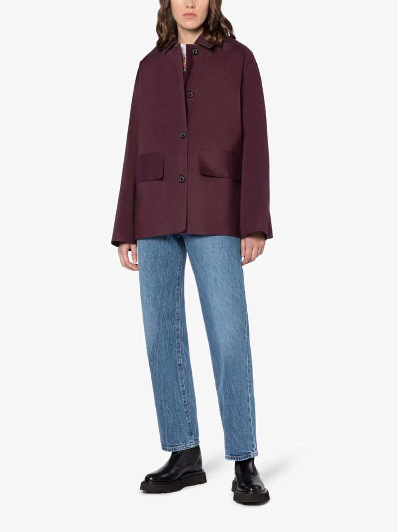 Mackintosh ZINNIA BURGUNDY BONDED COTTON JACKET outlook