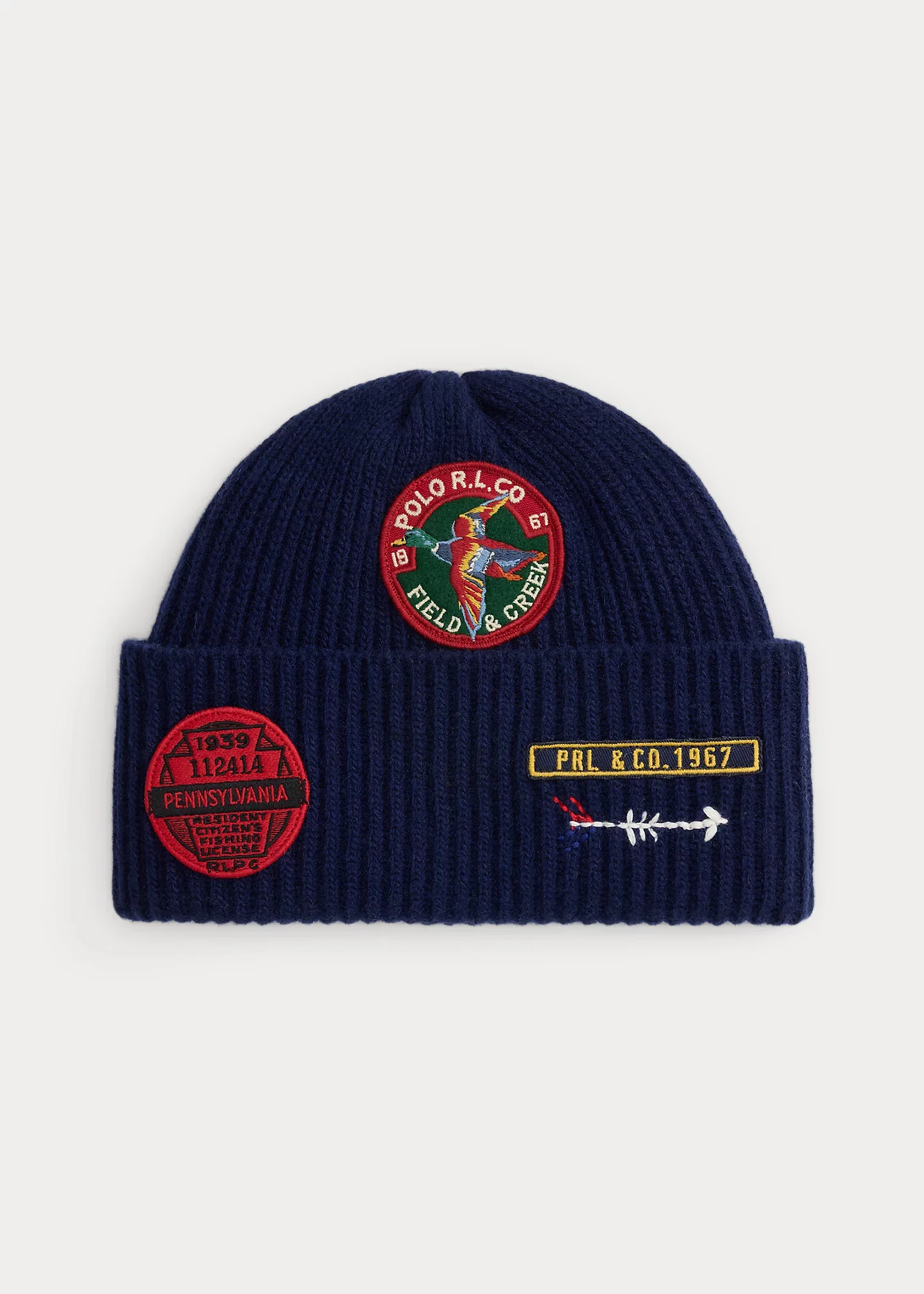 Logo-Patch Wool-Blend Watch Cap - 1