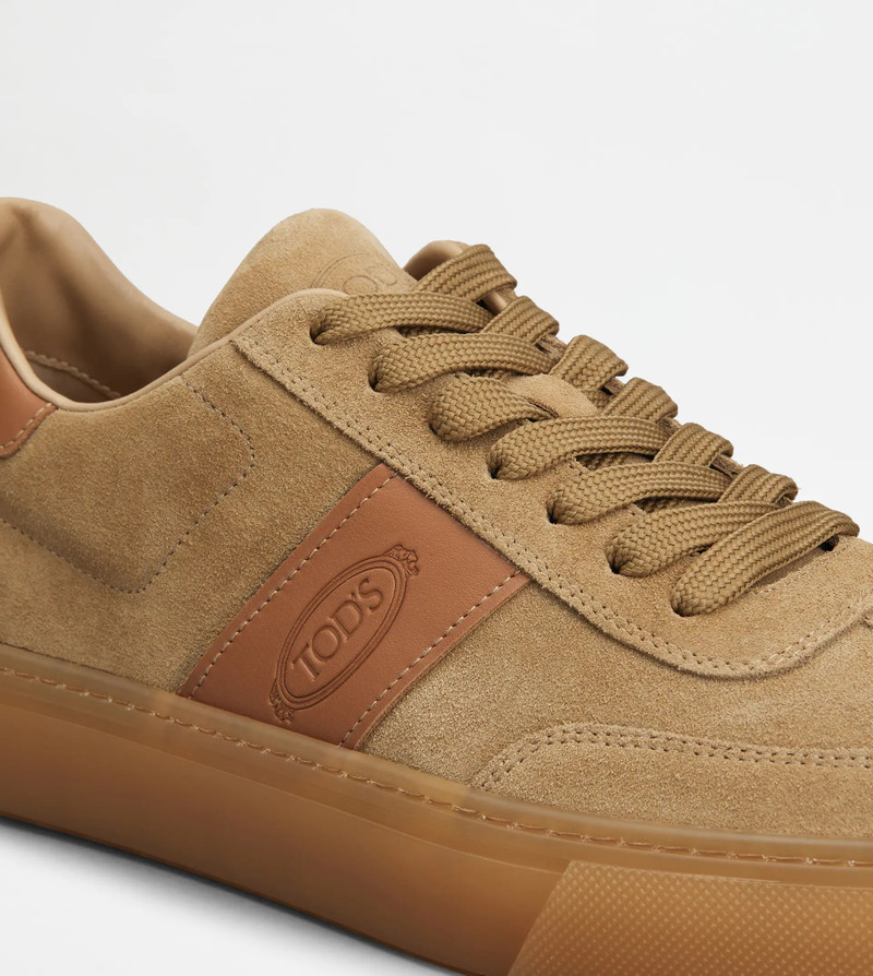 TOD'S SNEAKERS IN SUEDE - BEIGE, BROWN 5