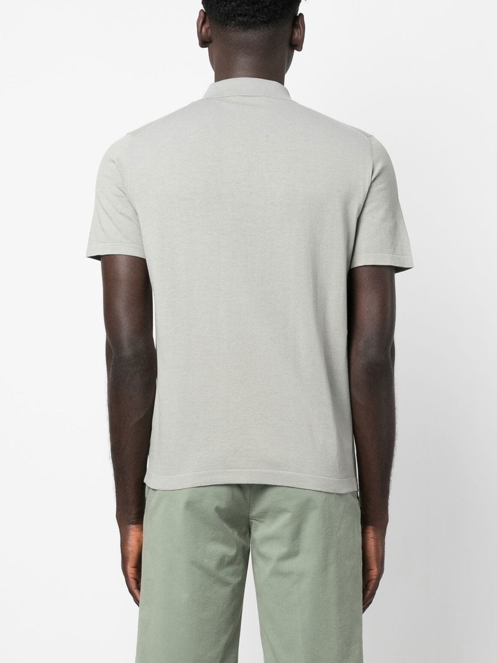 short-sleeve cotton polo shirt - 4