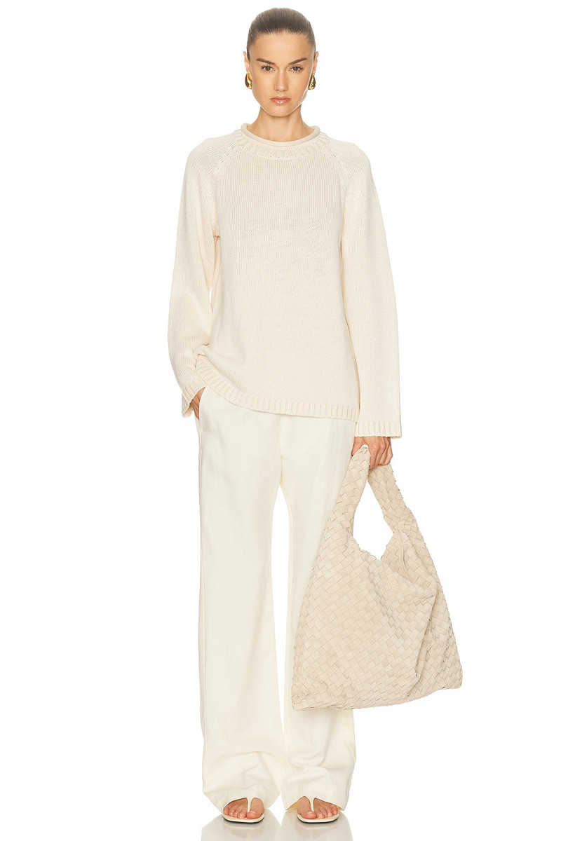 Loulou de Saison Zima Rolled Collar Raglan Sweater outlook