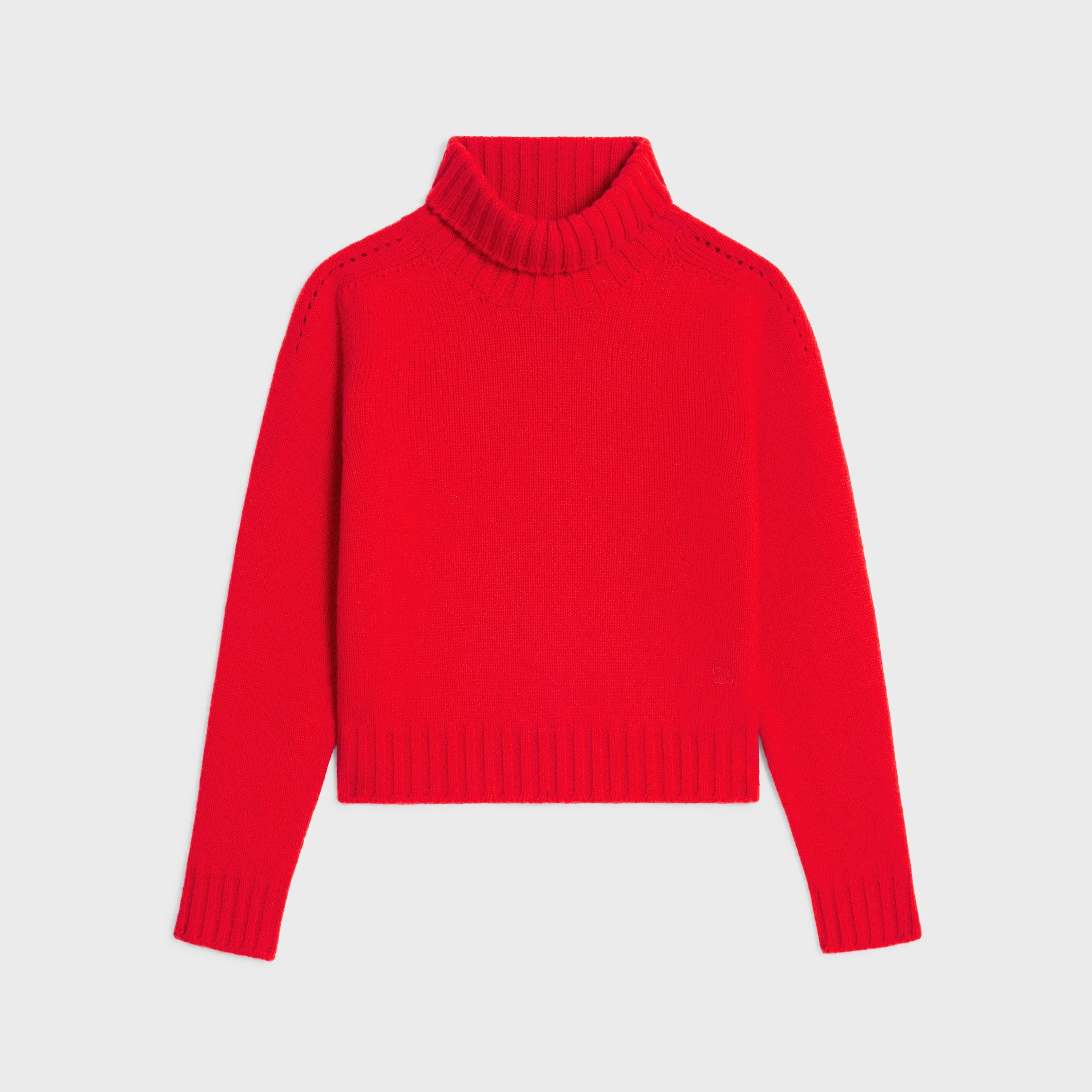 turtleneck sweater IN seamless cashemire - 1