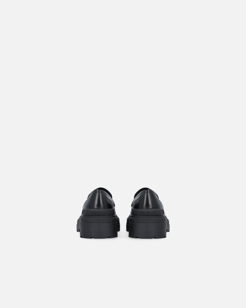 LEATHER MOCCASINS WITH LOVE BIRDS LOGO 8
