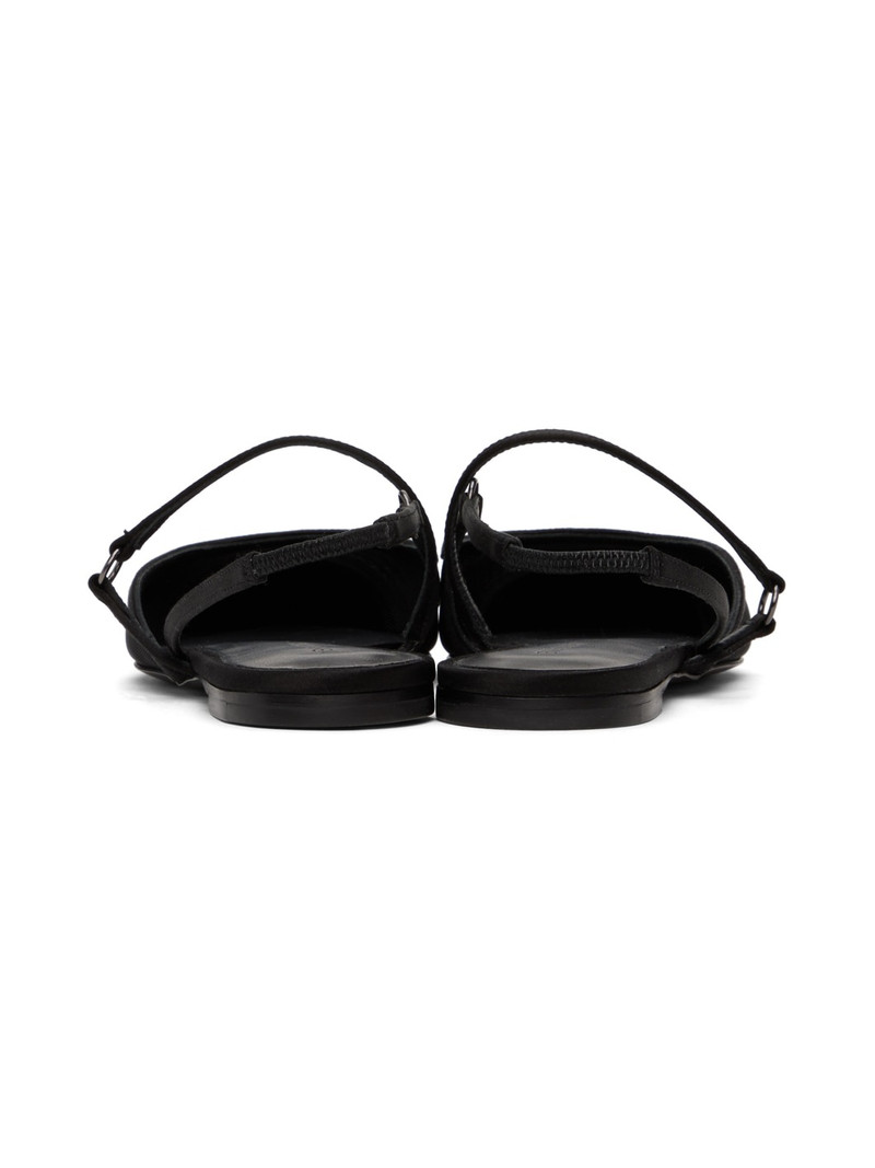 Black Slingback Tulle Sandals 2