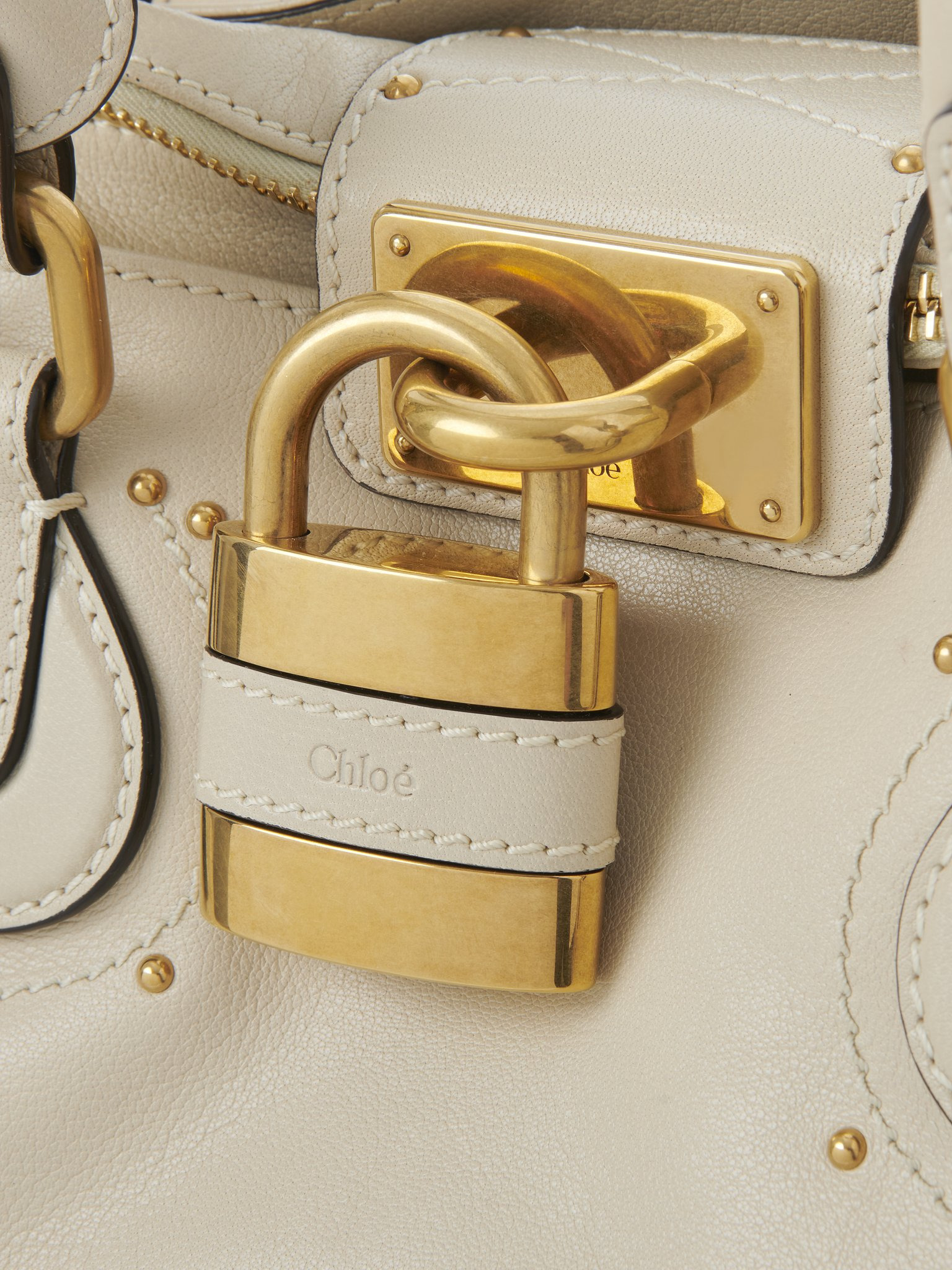PADDINGTON BAG IN GRAINED LEATHER - 6