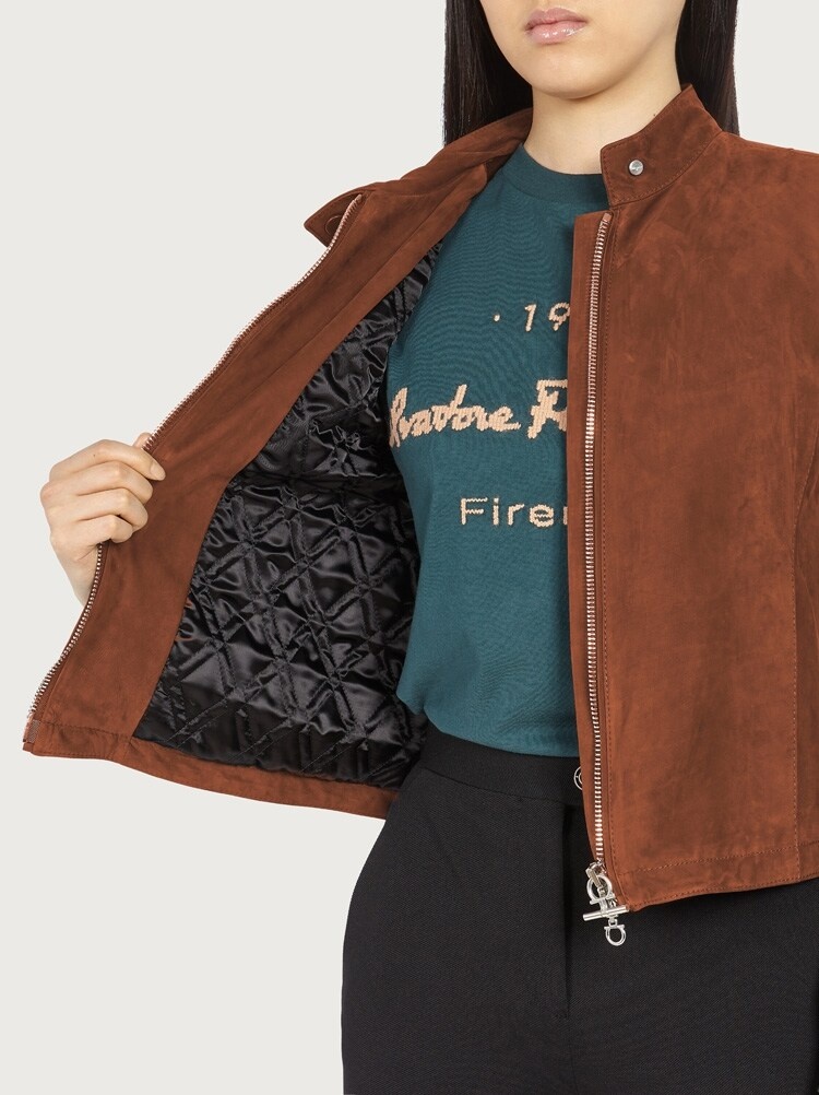 SUEDE BIKER JACKET - 5