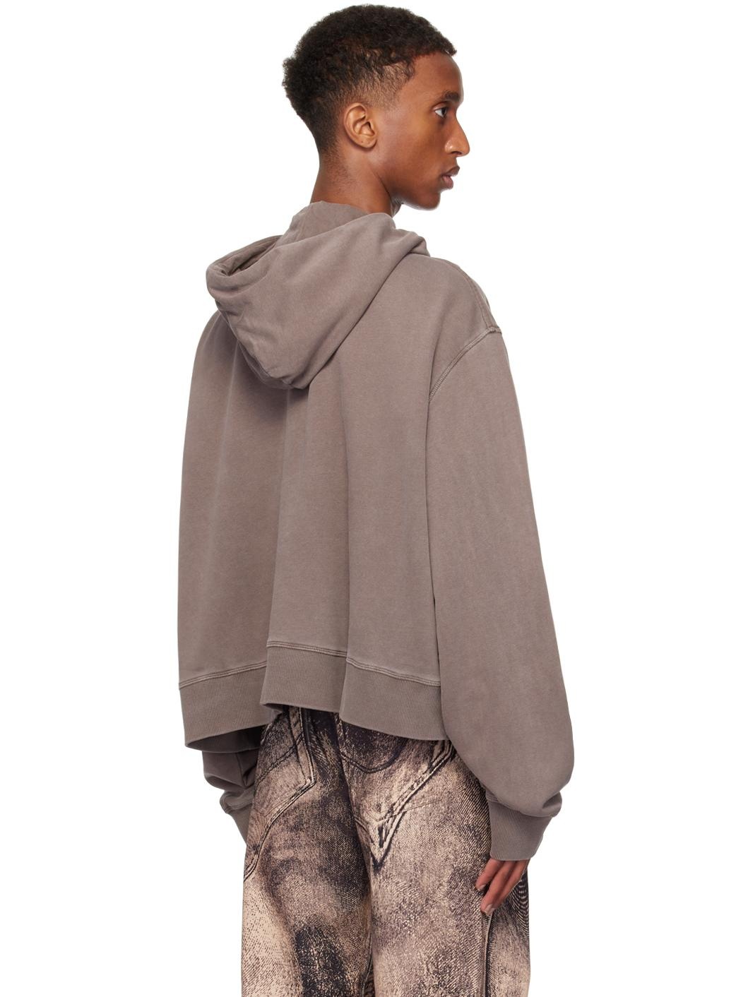 Brown Organic Cotton Hoodie - 3