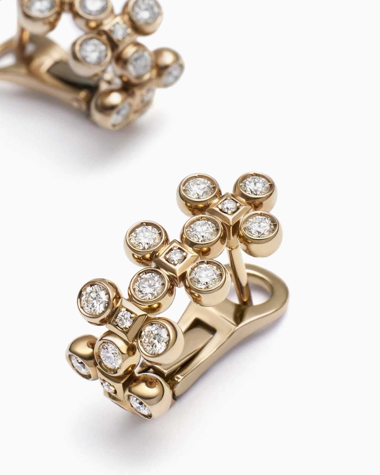 GIOIA EARRINGS IN 18K GOLD AND DIAMONDS - 2