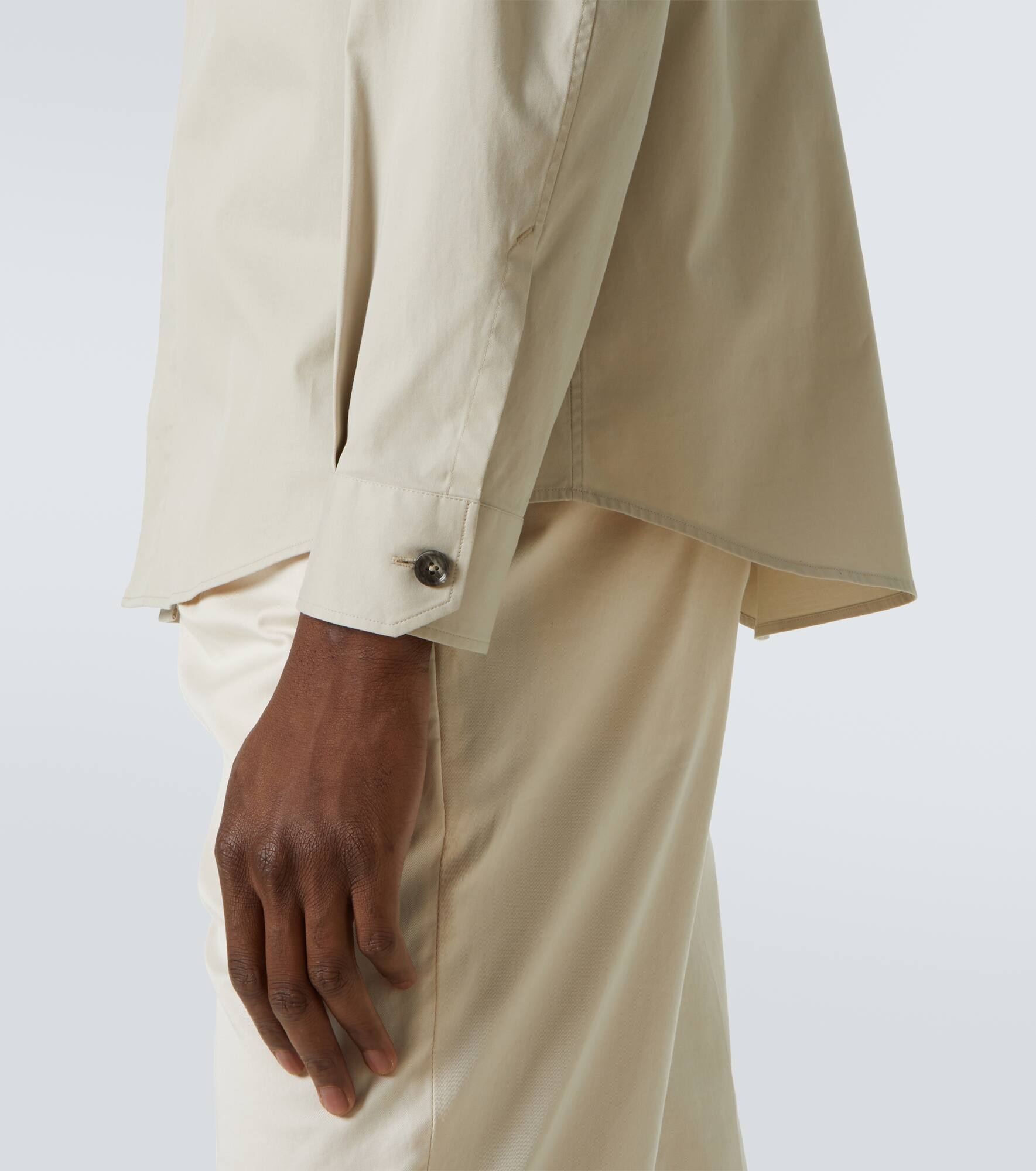 Cotton-blend overshirt - 6