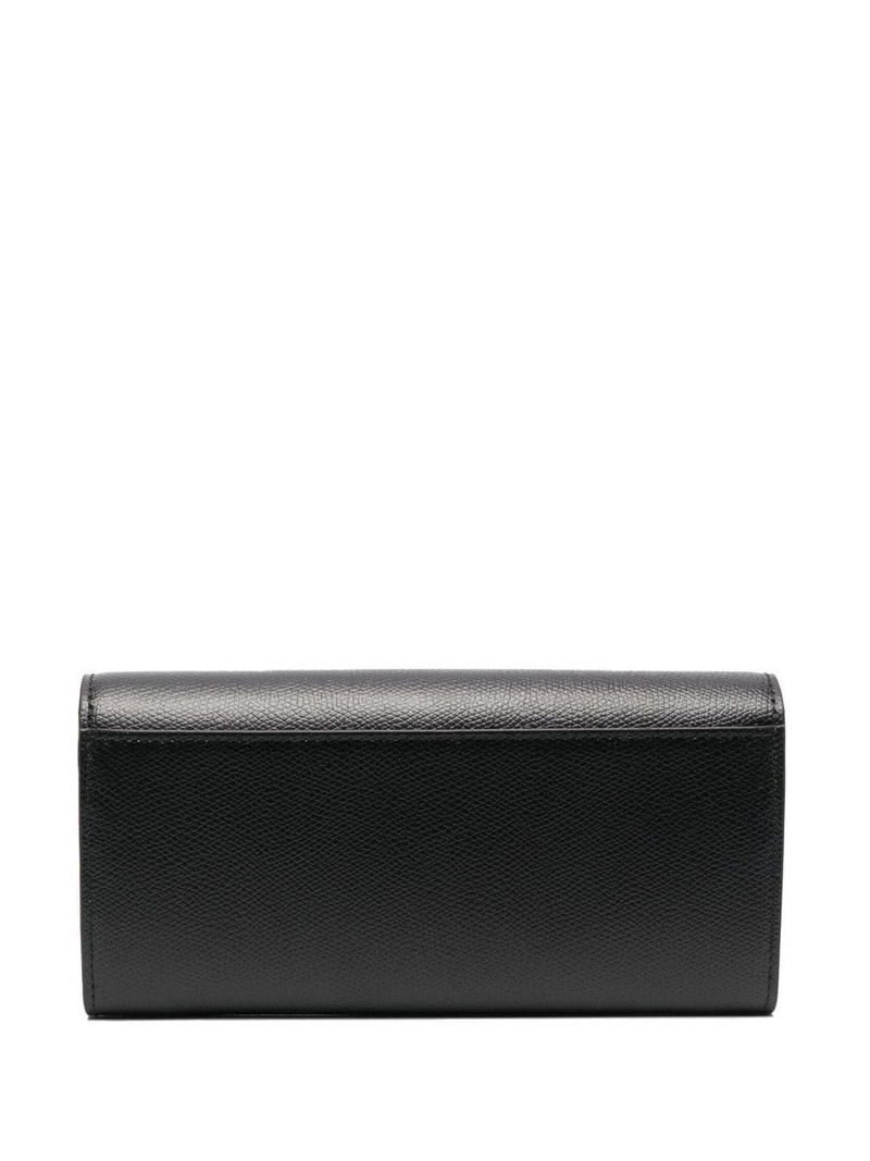 FURLA grained-leather continental wallet outlook