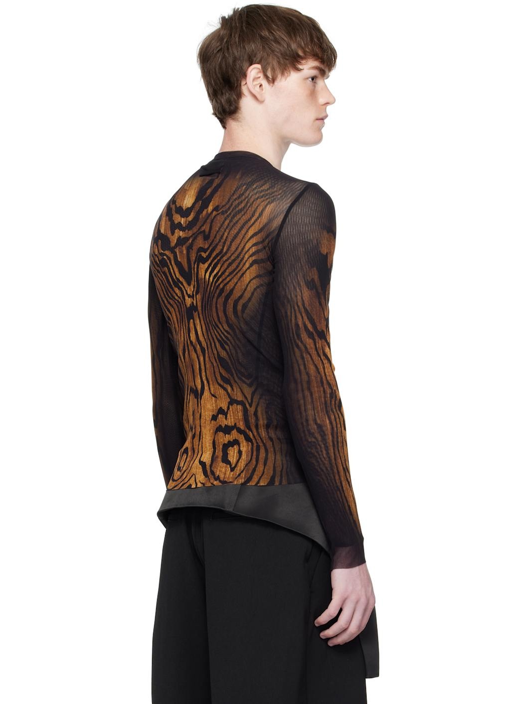 Brown 'The Wood' Top - 3