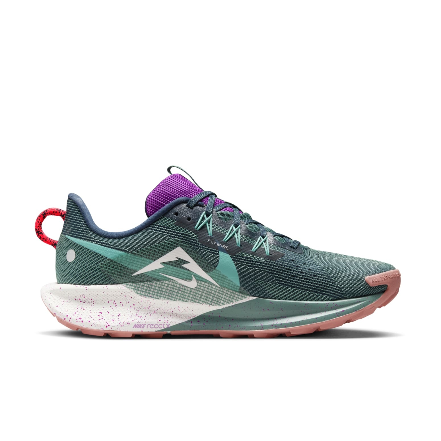 Nike React Pegasus Trail 5 'Armory Navy Vivid Grape Green Frost Phantom' DV3864-401 - 2